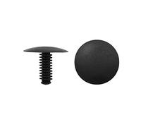 sourcing map 30pcs Noir Car Pousser en Plastique Fixation Clips Rivet Bouclier Fit 5mm x 4mm Trou Dia