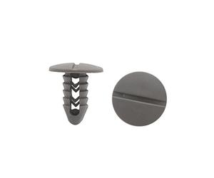 sourcing map 30pcs porte voiture véhicule gris Clips Rivets plastique à glissière aile monter 10mm Trou