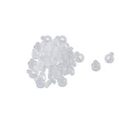 sourcing map 32pcs 5mm Tige Souple Plat Transparent Meuble patio Glisse Bouclier Chaise