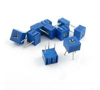 sourcing map 3362P 101 100 Ohm Trou traversant Type Trimmer Cermet Potentiomètres 10 Pcs