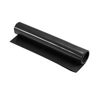 sourcing map 350mm Plat Gaine Thermorétractable PVC Enveloppe Batterie 1m Noir