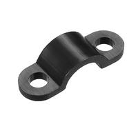 sourcing map 350pcs Serre-câble nylon Fixé tube fil noir courbe Clip fixation