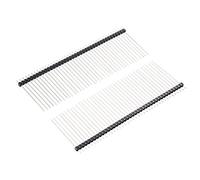 sourcing map 35Pcs 2.54mm Pas 40-Broche 30mm Longueur Seule Rangée Droit Connecteur Broche Bande en-tête pour Prototype Bouclier