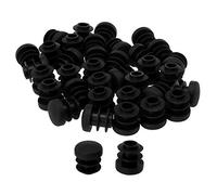 sourcing map 36pcs Bouchon Pied de Chasie Embout Capuchon Jambe Tube Insert Tampon Table Meuble Protection rond en plastique 14mm OD 11-13mm Diamètre intérieur