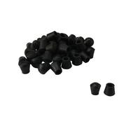 SOURCING MAP 36Pcs Embout Pied Chaise Bouchon Patin Tampon Capuchon Protection Jambe Meuble en Caoutchouc 10mm ID