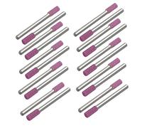 sourcing map 3mm 1/8" Tige dia 4mm mandrin monté culasse 20pcs rose pointe meulage