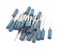 sourcing map 3mm 6mm queue culasse caoutchouc bleu Point monté polissage 22 pièces