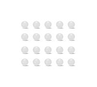 sourcing map 3mm PP Solide Plastique Bille, Precision Roulement Bille 200Pcs