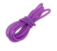 sourcing map 3mm x 5mm Diamètre Haute Température Résistant Silicone Tube Tuyau Caoutchouc Tube Violet 2M Long
