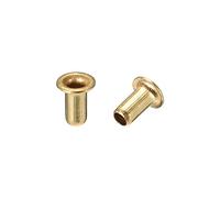 sourcing map 3mmx6mm À Travers Trou Cuivre Creux Rivets Œillet Circuit Planche PCB 200Pcs