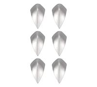 sourcing map 3Paire Chaussures Pointé Protecteur 0.75"x0.43"x0.51" Métal Femme Orteil Pointe Capuchon Couverture Élégant pour Hauts Talons Réparation Décoration, Ton Argenté