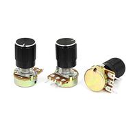 sourcing map 3pcs 1 K Ohm linéaire Taper potentiomètre Rotatif B1K Pot