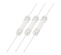 sourcing map 3pcs 250V 20A Coup Rapide Action Axial Fil Céramique Fusible