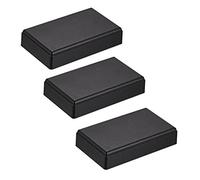 sourcing map 3Pcs 69x42x17.5mm plastique électrique Boîtier jonction bricolage noir