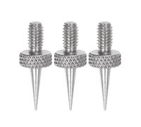 sourcing map 3pcs Aiguille points Contact points R0.15 M2.5 Fil 7mm Longueur 303 Acier Inox pointsu Tête pour Compositeur Numérique Indicateurs Profondeur Gauge