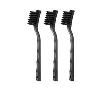 sourcing map 3pcs Antistatique Nettoyage Brosse 16X30Mm Pv Plastique Conducteur Poils Anti Statique ESD Brosses pour Propre PCB Ordinateur Portable Clavier Ventilateur et Autre Appareils