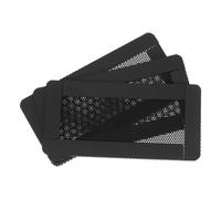 sourcing map 3Pcs Filtre à Poussière pour PC, 150x50mm Cadre Magnétique en PVC pour Boîtier d'Ordinateur, Grille Anti-Poussière pour Ventilateur Boîtier d'Ordinateur Et Haut-Parleurs, Noir