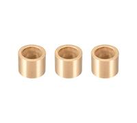 sourcing map 3pcs Manchon de roulement alésage 16 mm x diamètre extérieur 22 mm x longueur 18 mm bagues en bronze fritté autolubrifiant