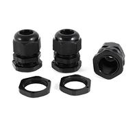sourcing map 3pcs Presse-étoupe de câble connecteur M20x1.5 étanche 6-12mm Noir