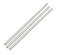 sourcing map 3pcs Tige Acier 3mm Dia 100mm Longueur En Acier Inoxydable pour Voiture RC