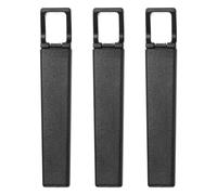 sourcing map 3Pcs Tire-Bouchon de Voyage de 4,2" Tire-Bouchon de Poche Portable Ouvre-Bouteille en Plastique Rectangulaire pour le Camping et les Voyages, Noir