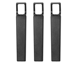 sourcing map 3Pcs Tire-Bouchon de Voyage de 4,2" Tire-Bouchon de Poche Portable Ouvre-Bouteille en Plastique Rectangulaire pour le Camping et les Voyages, Noir