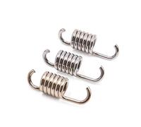 sourcing map 3pcs Ton Argenté Moto Scooter Pot échappement Ressort pivotant pour GY6