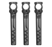 sourcing map 3pcs Voyage Tire-bouchon Poche Vin Ouvre Plastique Clair Noir