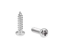 sourcing map 3x12mm vis autotaraudeuses à tête cruciforme vis fixation 50Pcs