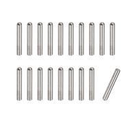 sourcing map 3x14mm Goujons Goupilles, 50pcs 304 Inox Acier Rond Tête Plat Chanfreiné Terminal Cheville Broche Bois Superposé Lit Étagère Chevilles Support Étagères Attacher Éléments