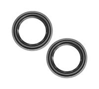 sourcing map 4.5 Pouces Bord Mousse Haut-Parleur Anneaux Entourage réparation pour Bricolage 2Pcs