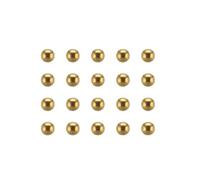 sourcing map 4.5mm Précision Solide Laiton Roulement Billes 100Pcs