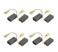 sourcing map 4 paires de balais de charbon de moteur électrique 15 mm x 8 mm x 5 mm pour meuleuse d'angle