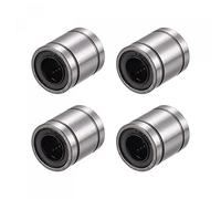 sourcing map 4 Paquet LM8SUU 8mm Alésage 15mm OD Linéaire Bille Roulements Douille pour 3D Imprimante
