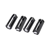 sourcing map 4 pcs 3 x 1.5V AAA Forme Ronde Noir étui Rangement