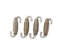 sourcing map 4 Pcs 45mm Longueur du tuyau d'échappement Silencieuxe Printempss Pivot pour moto