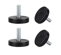 sourcing map 4 Pcs Pieds de Nivellement Meuble Réglable M8 x 25 x 40mm Pied de Meuble, Protecteurs de Sol pour Meubles de Maison, Chaises, Tables, Pieds d'Armoires