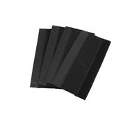 sourcing map- 4 Pièces Vélo Noir Protecteur de chaîne séjour Crochet et Boucle Attache Garde 22x11cm