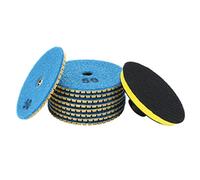 sourcing map 4"Tampon polissage humide diamant grain 50 10pcs pour béton en granit