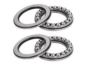 sourcing map 40mmx60mmx13mm butée billes à simple rangée 2pcs 51108