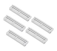 sourcing map 40P Double Rangées 2.54mm Femelle Transition Prise pour Plat Câble 10 Paquet