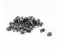 sourcing map 44 Pcs 6x3.5x5mm Momentané DIP Tactile Tact bouton-poussoir inverseur