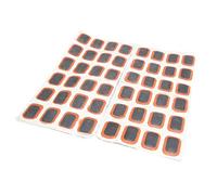 sourcing map 48pcs crevaison Pneu Réparation Pneu Patchs Patch Caoutchouc Outil pour Auto 24x35mm