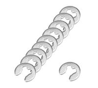 sourcing map 4mm Externe Circlip C-Clip R Arbre Ressort Anneaux 304 Inox Acier 100pcs