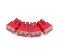 sourcing map 4Pc 32V 50A Boîte Plast Rouge Cartouche PAL Femelle Fusible pour Véhicule Auto