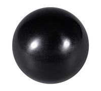 sourcing map 4pc bouton thermodur M12 Machine filetage Femelle 40mm Dia poignée bord lisse Noir