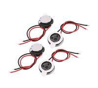 sourcing map 4pcs 10mm dia Haut-Parleur 1W 8 Ohm 1000Hz ordinateurpc