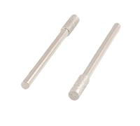 sourcing map 4pcs 4mm Dia pointe cylindrique Diamante polissage Points monté peu