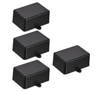 sourcing map 4pcs 51x35x23mm plastique boîte électrique Bricolage boîtier boîte noir