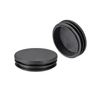 sourcing map 4Pcs 60mm Dia Bouchon tube plastique Rond main courante garde-corps escalier